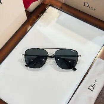 Silver Black Sunglasses – Modern UV Protection 6637