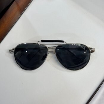 Silver Black Men’s Premium Modern Fashion Sunglasses