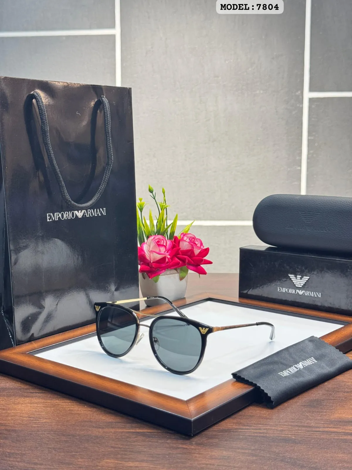 Boys Gold Black Sunglasses | Premium Stylish Eyewear