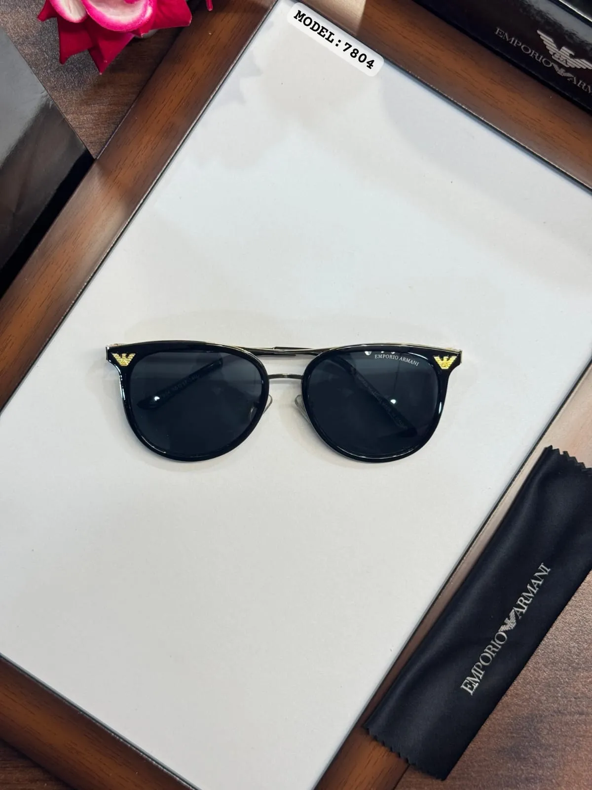 Boys Gold Black Sunglasses | Premium Stylish Eyewear