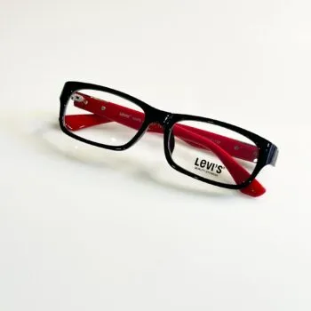 Red Black Frame Sunglasses – Stylish UV Protection 6134