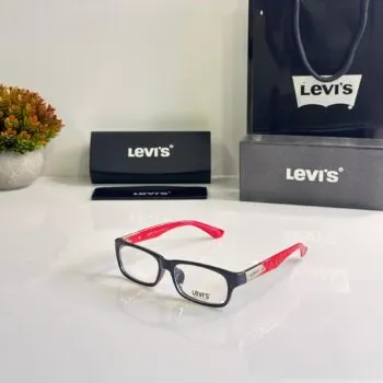 Red Black Frame Sunglasses – Stylish UV Protection 6134