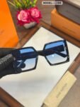 Lv Womens 1388 Black Blue Shades (1)