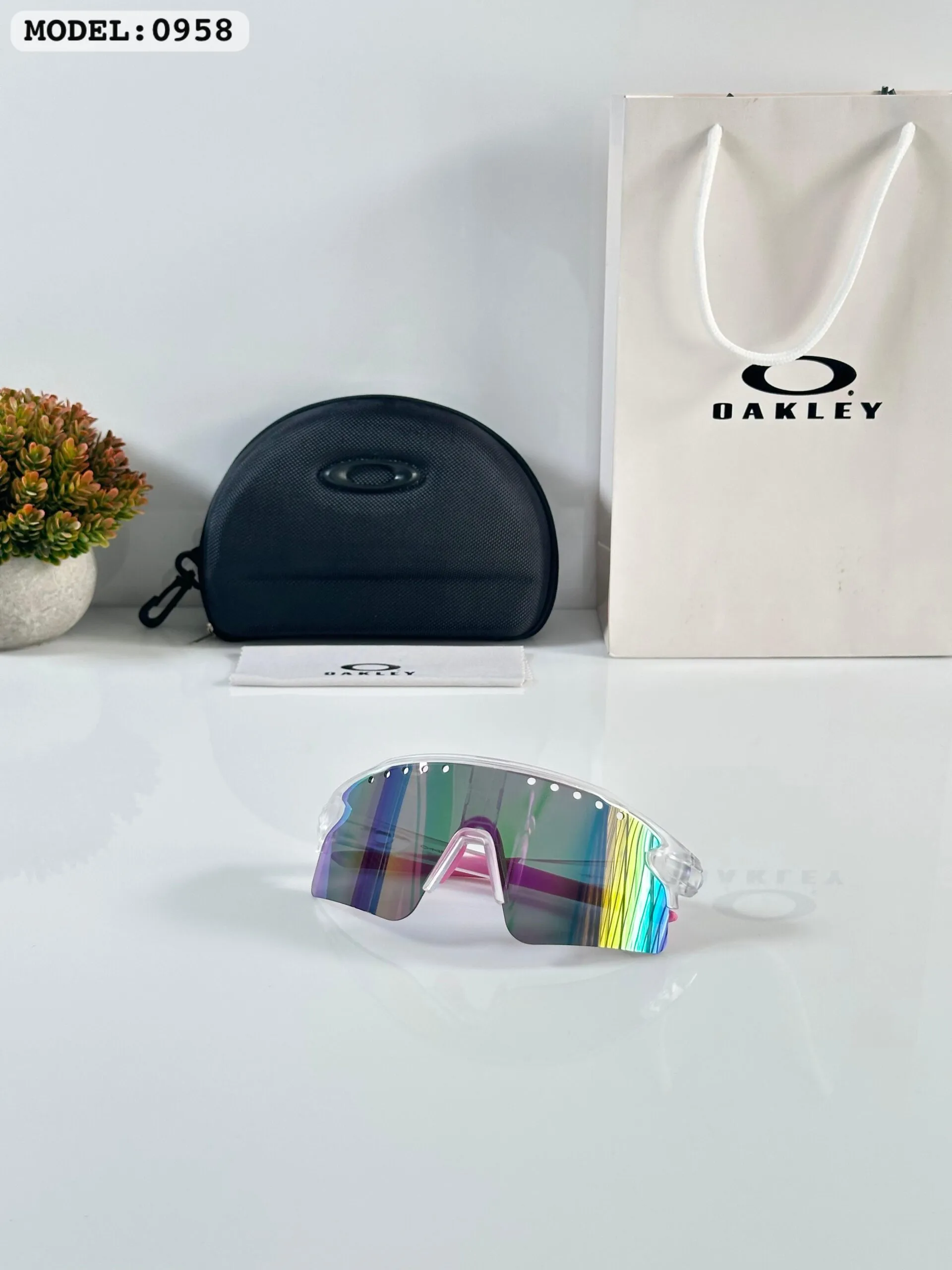 Oakley 0958 Ice Pink Mercury Shades (2)
