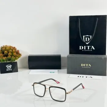 Gold Black Frame Sunglasses – Luxe Contrast Style