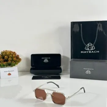 Imported Hexagon Silver Brown Shades
