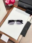 Silver Black DC Sunglasses – Sleek Metal Style