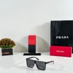 Black Men’s Sunglasses – Classic UV Protection 66