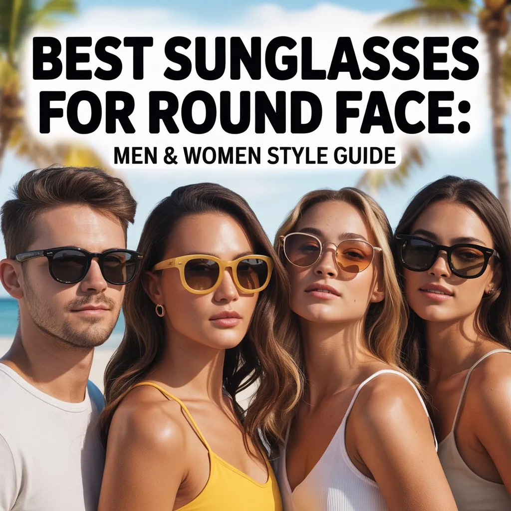Best Sunglasses for Round Face Men & Women Style Guide