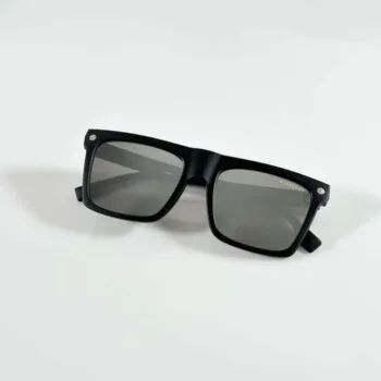 Black Silver Mercury Men’s Sunglasses – Stylish UV Protection 8769