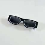 Black White Men’s Sunglasses – Stylish UV Protection 6