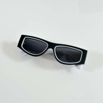 Black White Men’s Sunglasses – Stylish UV Protection 6