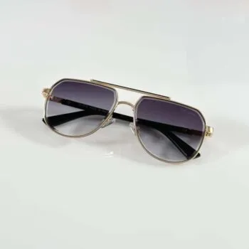 Gold Black DC Sunglasses – Premium UV Protection 1014
