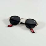 Gold Black Men’s Sunglasses – Stylish UV Protection 3675