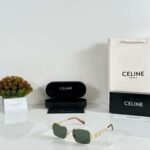 Gold Green Women’s Sunglasses – Elegant UV Protection 1031 (1)