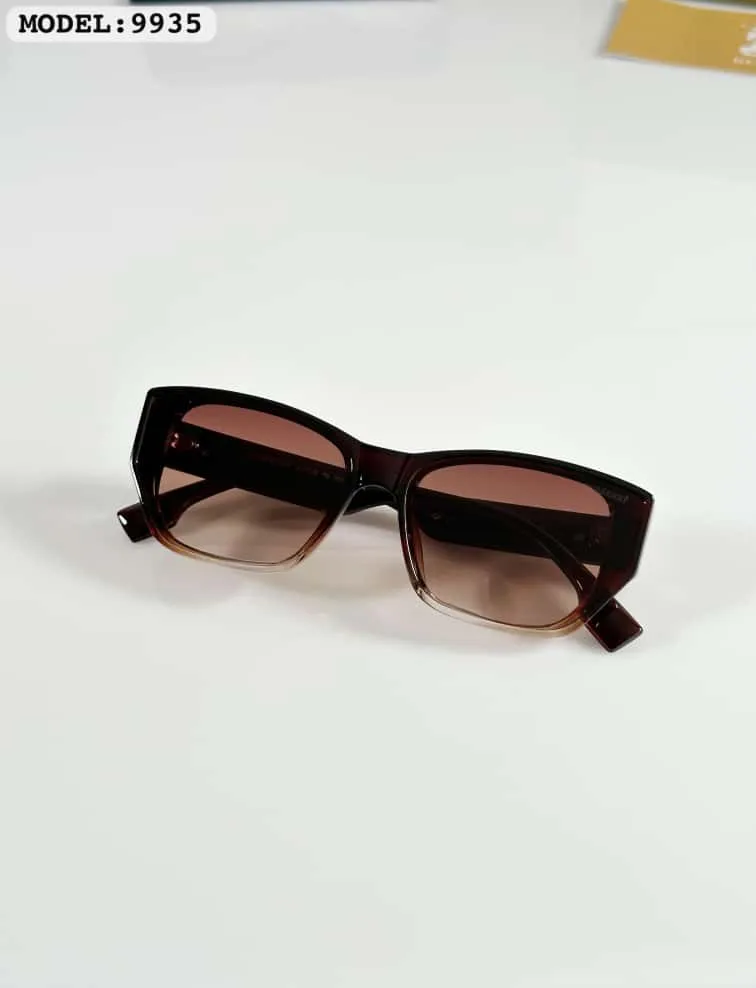 Women’s Brown Sunglasses – Elegant UV Protection 9935