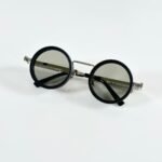 IMG-2025Premium Adjustable Silver Black Sunglasses | Customizable Fit1122-WA1014