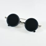 IMG-2025Premium Adjustable Silver Black Sunglasses | Customizable Fit1122-WA1014