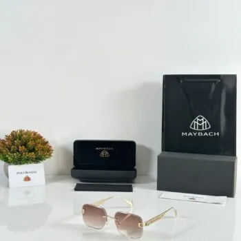 Men's Gold Brown Sunglasses | Premium Warm Tone Style