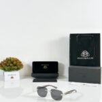 Men’s Silver Black Sunglasses | Premium Dual-Tone Style