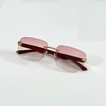 Men’s Gold Pink Sunglasses | Premium Standout Style