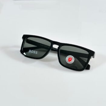 Men’s Black Green Sunglasses | Sporty Dual-Tone Style