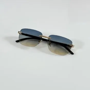 Men's Gold Green Sunglasses Premium Luxury Style