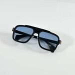 Luxury Black Blue Men’s Sunglasses – Premium UV Protection