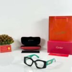 Luxury Black Green Frame Sunglasses for Men – Model 455 (3)