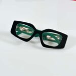Luxury Black Green Frame Sunglasses for Men – Model 455