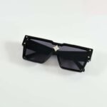 Luxury Black Square Sunglasses for Men – Model 6007