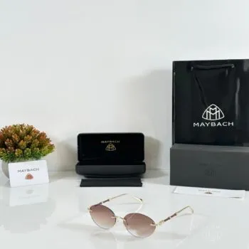 Luxury Gold Brown Men’s Sunglasses – Model 1014