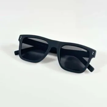 Luxury Matte Black Men’s Sunglasses – Premium UV Protection