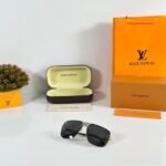 Men’s Gold Black Square Sunglasses (1)