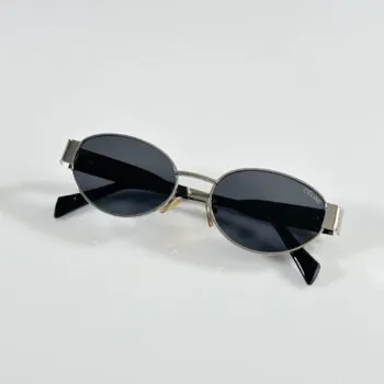 Premium Silver Metal Sunglasses – Women's Elegant Edition