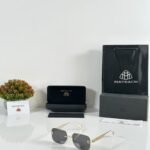 Premium Luxury Square Aviator Sunglasses – Gold & Black Edition