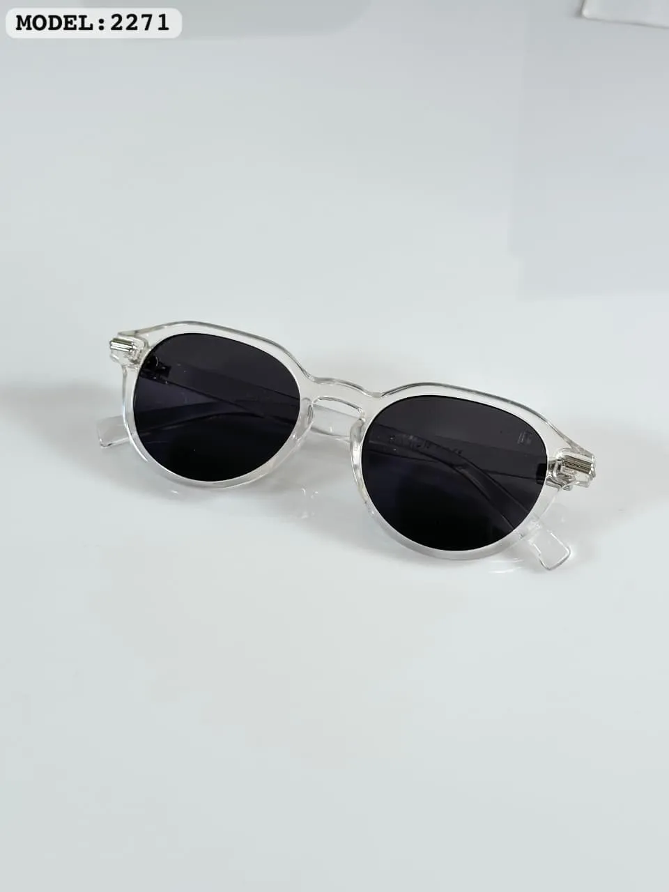 Premium Modern Rectangular Sunglasses – Water Black Edition