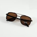 Premium Brown Rectangle Sunglasses – Men's Modern Edition