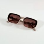 Premium Coffee Brown Square Sunglasses – Women's Luxury Edition