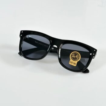 Premium Inverted Lens Wayfarer Sunglasses – Shine Black Men's Edition