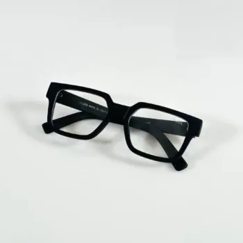 Premium Matte Black Optical Frame – Sport Navigator Style