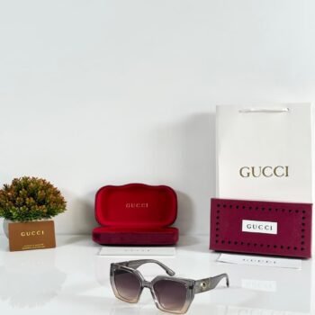 Premium Oversized Square Sunglasses – Women's Grey Orange Edition