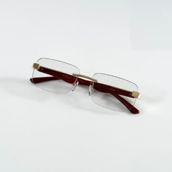 Premium Photochromic Rectangular Sunglasses – Gold Day Night Edition