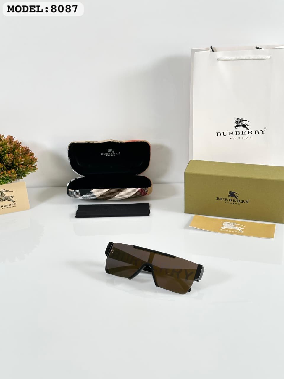 Premium Printed Square Sunglasses (1) Premium Printed Square Sunglasses – Mercury Brown Edition