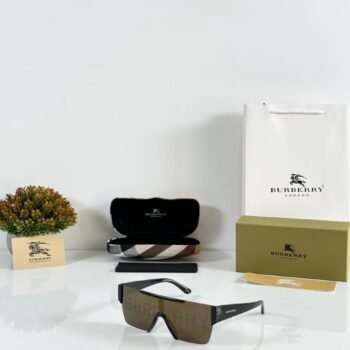 Premium Printed Square Sunglasses – Mercury Brown Edition