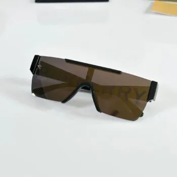 Premium Printed Square Sunglasses – Mercury Brown Edition