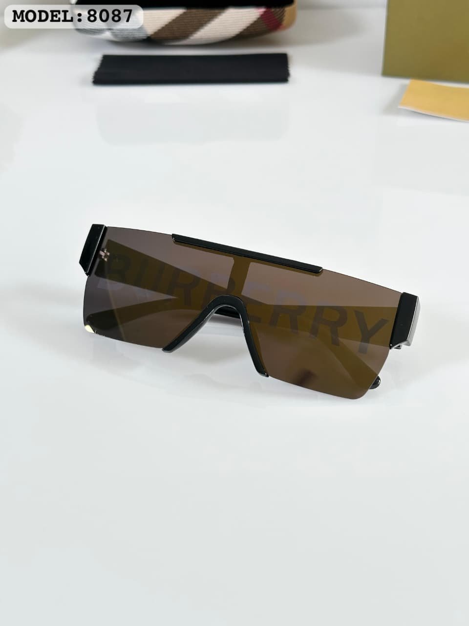 Premium Printed Square Sunglasses (3) Premium Printed Square Sunglasses – Mercury Brown Edition