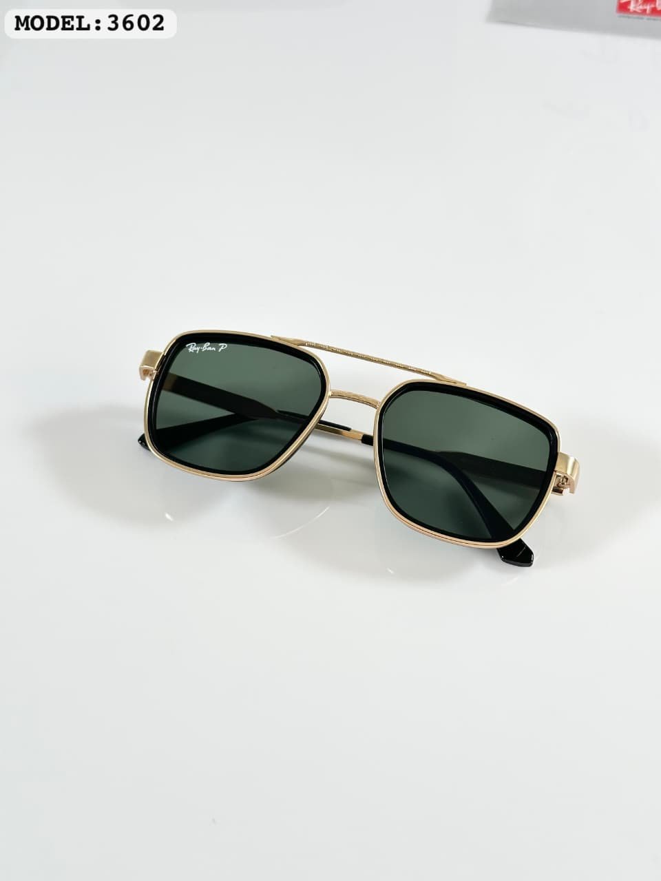 Premium Scuderia Round Sunglasses (3) Premium Scuderia Round Sunglasses – Gold & Green Edition