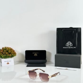Premium Tiger Gold Brown Sunglasses – Luxury Square Edition