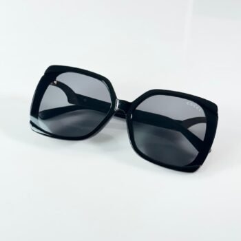 Premium Black Oval Sunglasses – Women's Classic Edition